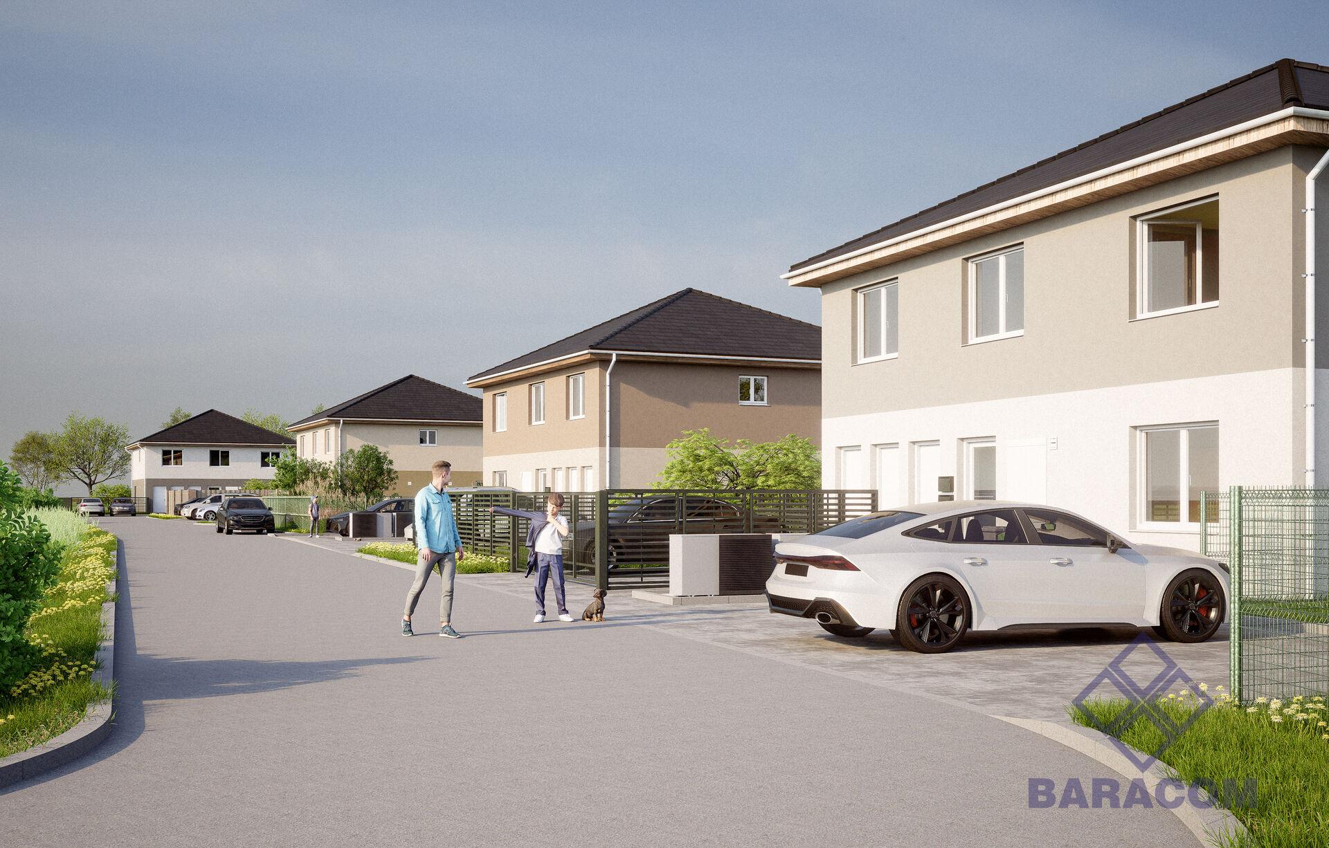 Moderní mezonet 3+kk s velkou zahradou (až 260 m²) | Tepelné čerpadlo & Rekuperace | Radouň