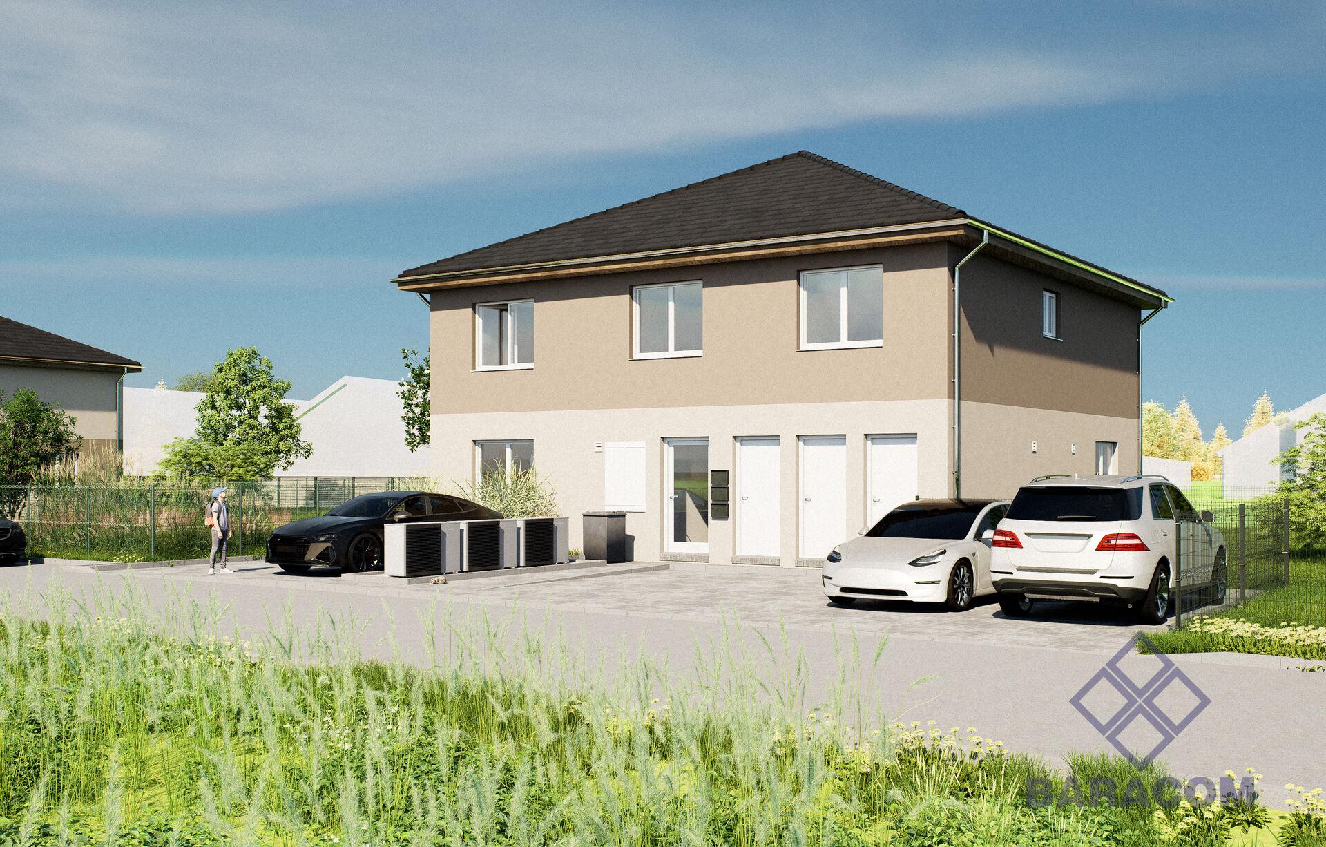 Moderní mezonet 3+kk s velkou zahradou (až 260 m²) | Tepelné čerpadlo & Rekuperace | Radouň