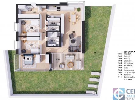 Prodej bytu, 4+kk, 120 m²