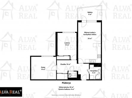 Prodej bytu, 3+kk, 75 m²