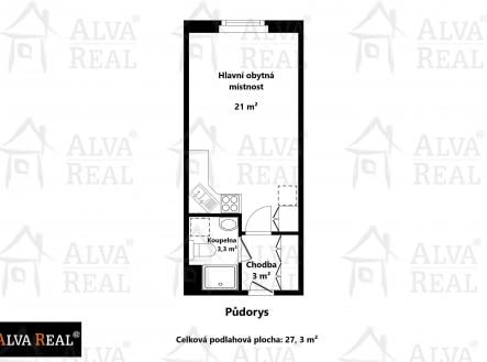 Prodej bytu, 1+kk, 27 m²