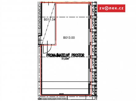 Pronájem - kanceláře, 100 m²