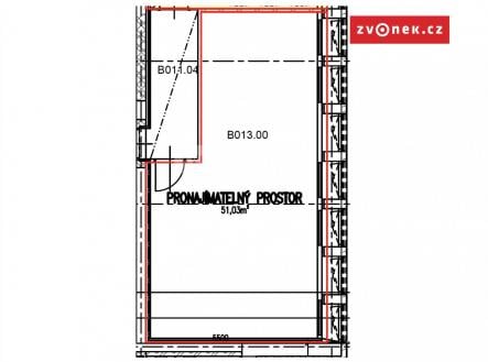 Pronájem - kanceláře, 100 m²