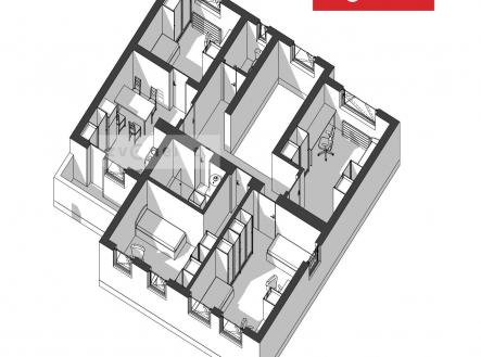 Pronájem bytu, 4+1, 100 m²