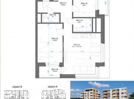 Prodej bytu, 3+kk, 90 m²