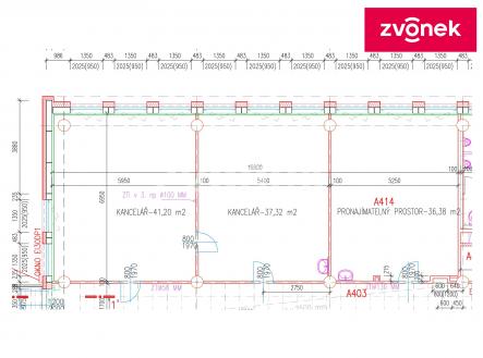 Pronájem kanceláře, 36 m²