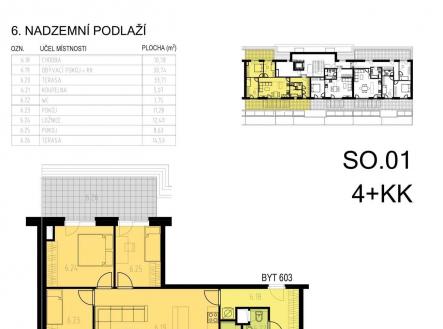 Prodej bytu, 4+kk, 81 m²