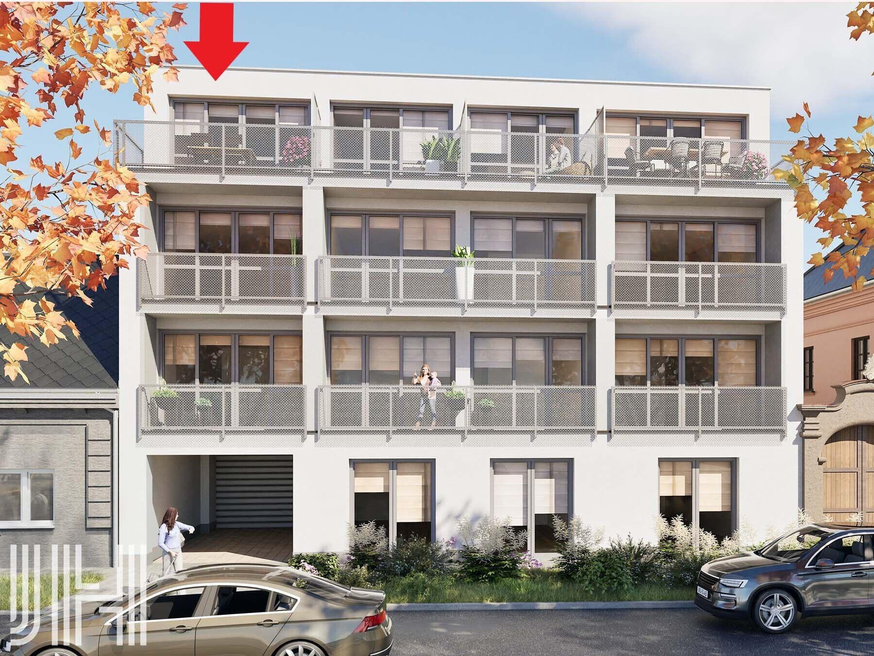 Prodej bytu 3+kk ve výstavbě v projektu Zahrada Mlýnská