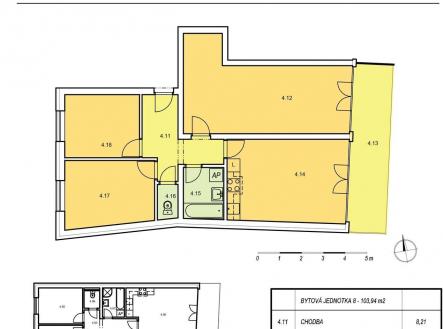 Prodej bytu, 3+kk, 68 m²