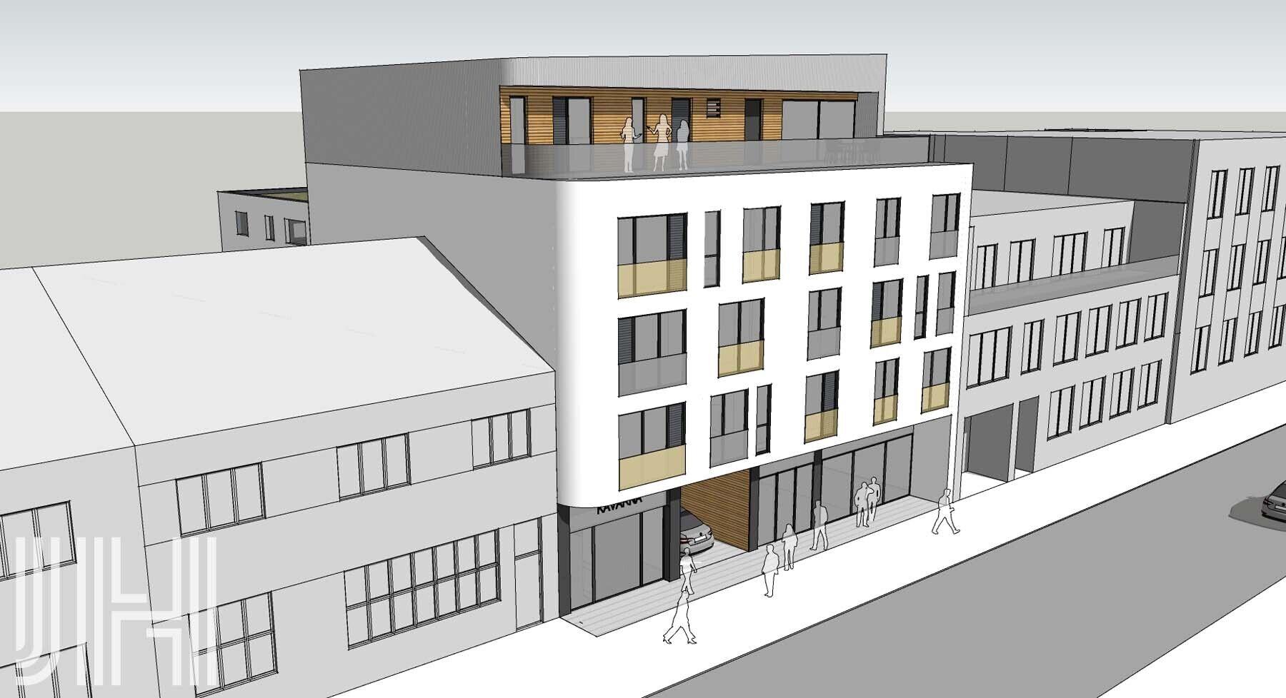 Prodej lukrativního pozemku v centru města se starším domem