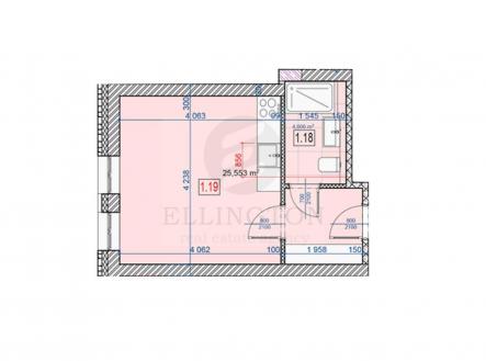 Prodej bytu, 1+kk, 25 m²