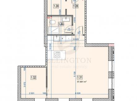 Prodej bytu, 2+kk, 58 m²