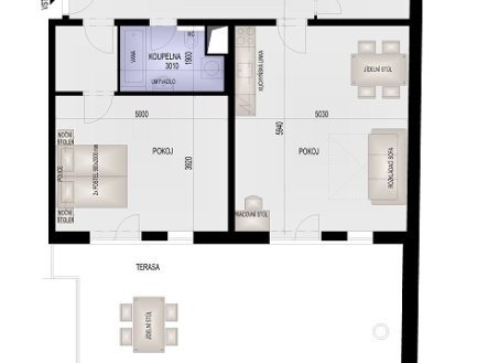 Prodej bytu, 2+kk, 77 m²