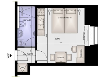 Prodej bytu, 1+kk, 25 m²