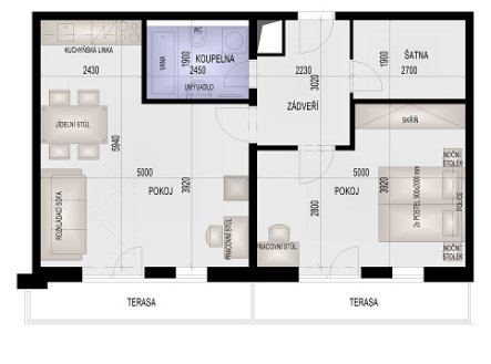 Prodej bytu, 2+kk, 60 m²