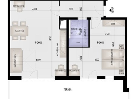 Prodej bytu, 2+kk, 65 m²