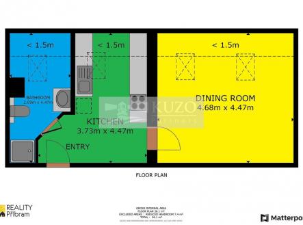 Pronájem bytu, 1+1, 36 m²