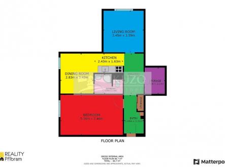 Prodej bytu, 3+kk, 65 m²