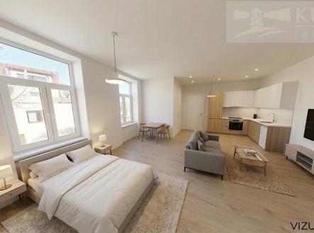 Prodej bytu, 1+kk, 42 m²