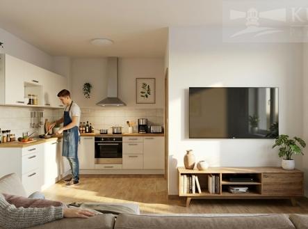 Pronájem bytu, 2+kk, 44 m²