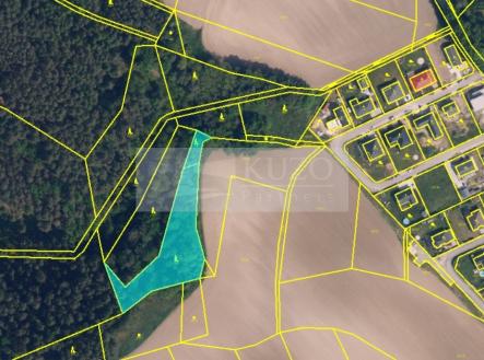 Prodej pozemku, les, 3 138 m²