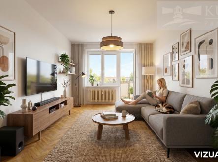 Pronájem bytu, 2+1, 55 m²