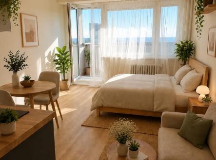 Pronájem bytu, 1+kk, 28 m²
