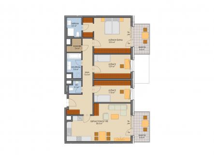 Prodej bytu, 4+kk, 113 m²