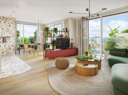 Prodej bytu, 2+kk, 44 m²