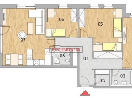 Prodej bytu, 4+kk, 124 m²