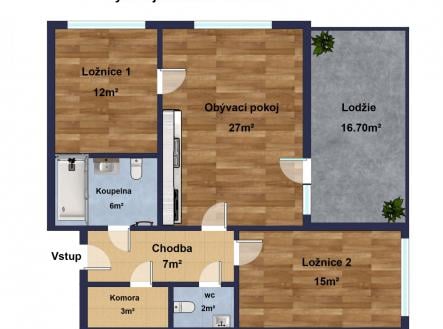 Prodej bytu, 3+kk, 94 m²