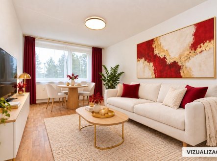 Pronájem bytu, 2+kk, 48,8 m²