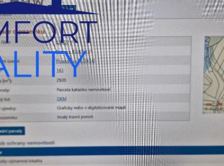 Prodej pozemku, zemědělská půda, 1 460 m²