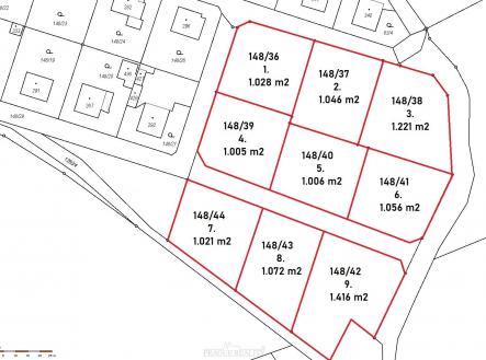 Prodej - pozemek pro bydlení, 1 046 m²