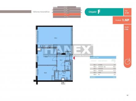 Prodej bytu, 3+kk, 80 m²