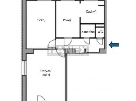 Prodej bytu, 3+1, 56 m²
