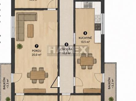 Prodej bytu, 4+1, 104 m²