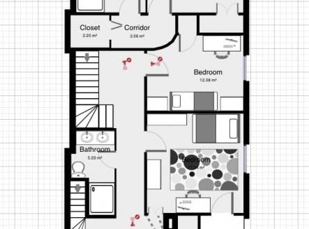 Prodej bytu, 1+kk, 78 m²