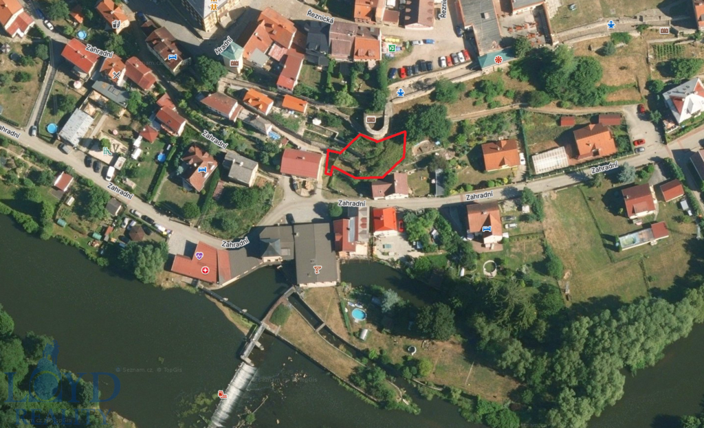 Fotomapa s pozemkem