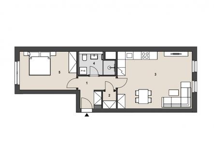 Prodej bytu, 2+kk, 61 m²