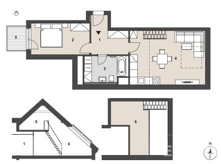 Prodej bytu, 2+kk, 68 m²