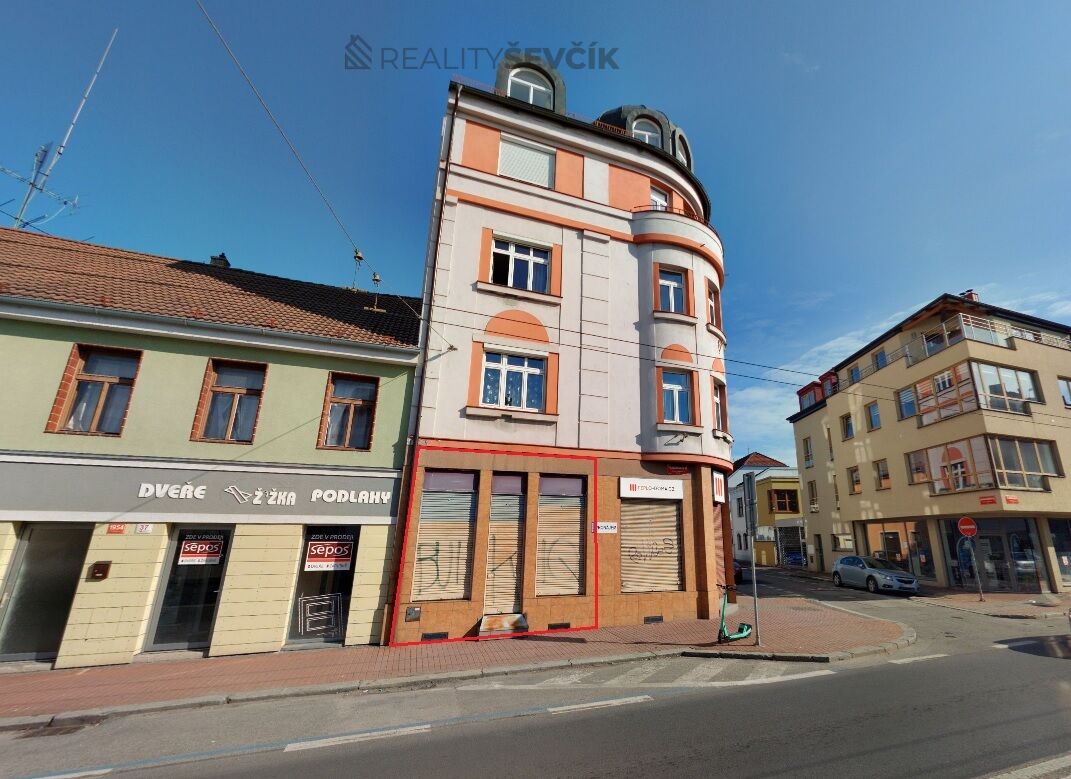 Pronájem nebytového prostoru 102 m² – České Budějovice, Jeremiášova x Rudolfovská