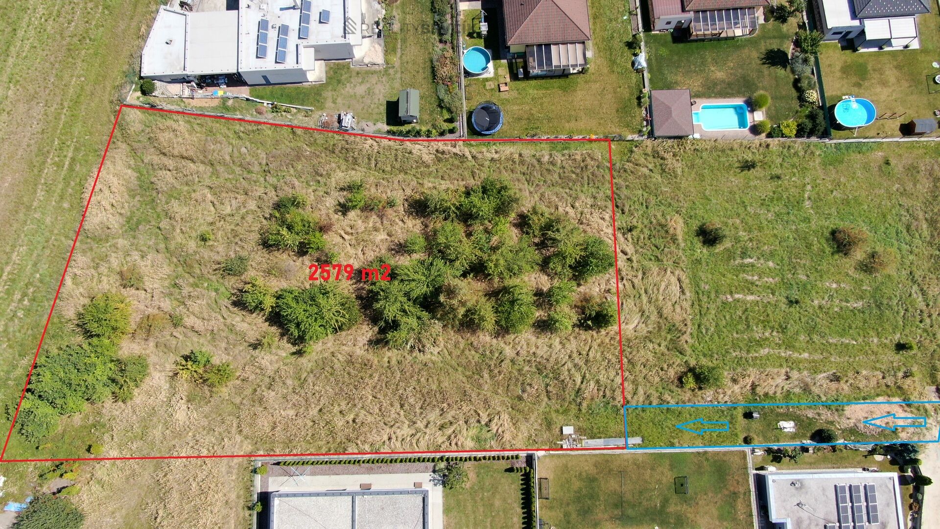 Prodej stavebního pozemku 2 579 m² – Litvínovice, u Českých Budějovic
