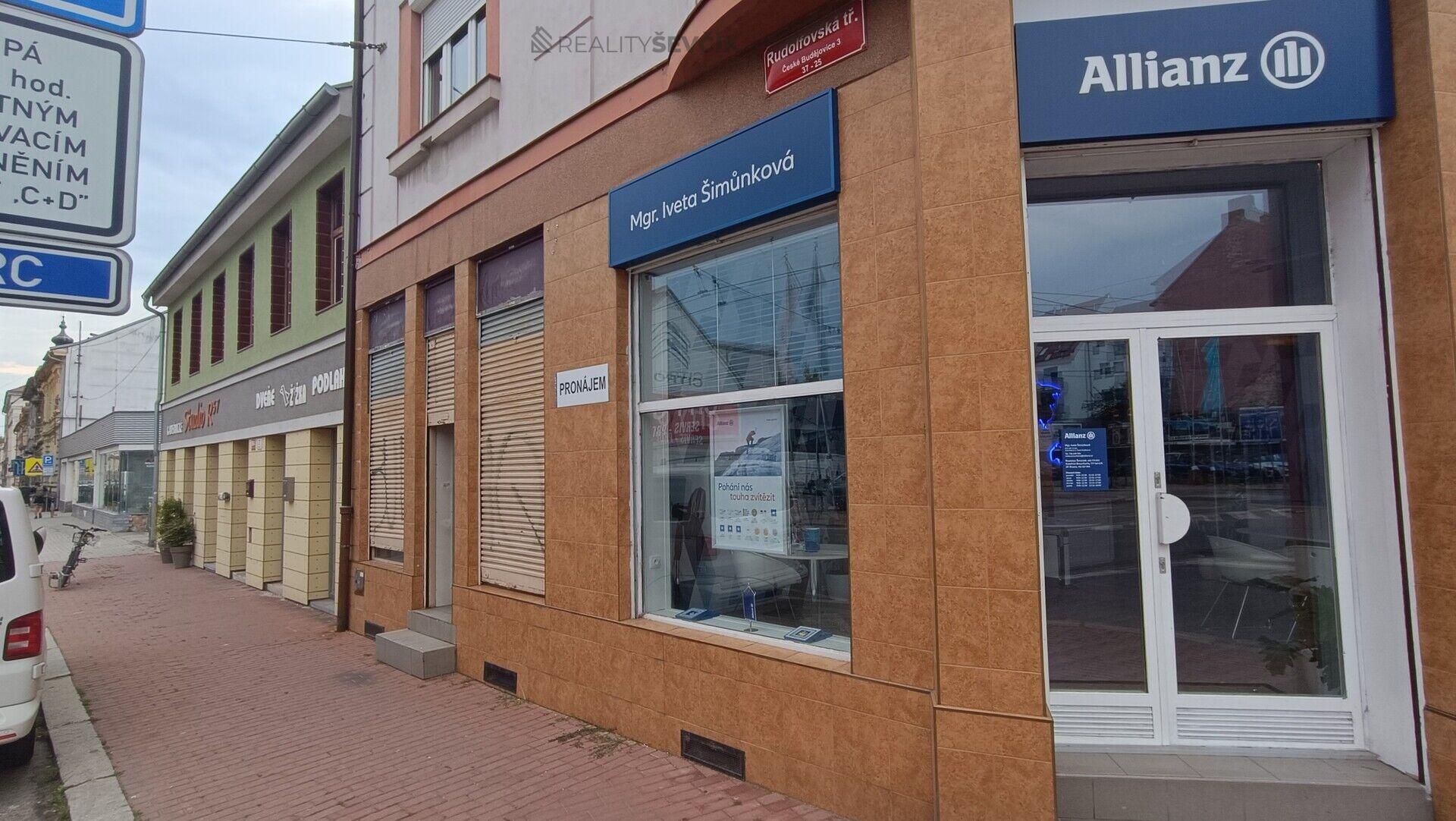 Pronájem nebytového prostoru 102 m² – České Budějovice, Jeremiášova x Rudolfovská