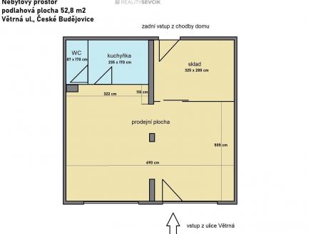 Pronájem obchodní prostor