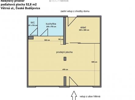 Pronájem obchodní prostor