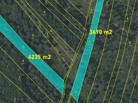 Prodej pozemku, les, 18 018 m²