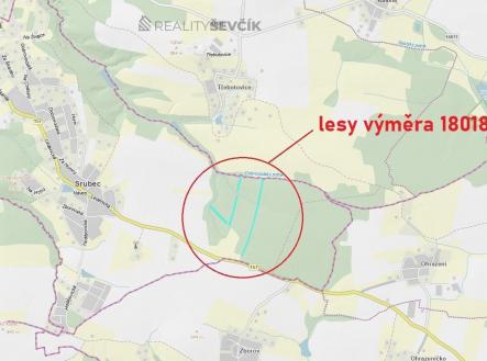Prodej pozemku, les, 18 018 m²
