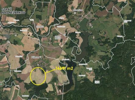 Prodej pozemku, zemědělská půda, 14 691 m²