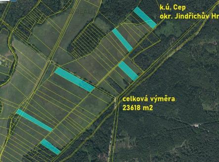 Prodej pozemku, zemědělská půda, 23 618 m²
